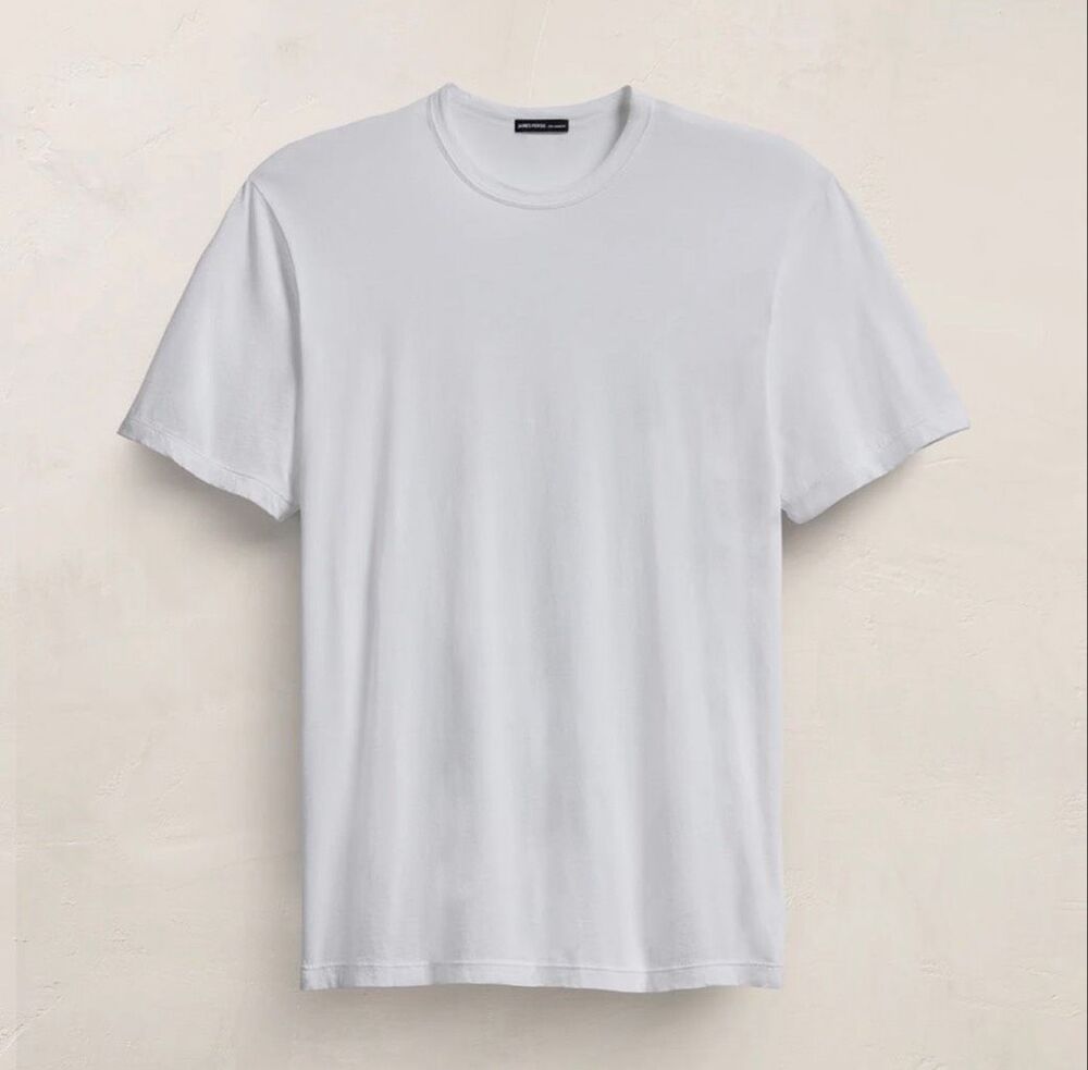 James Perse Women's Crew Neck Short Sleeve Cotton T-Shirt White Size 3 NWOT